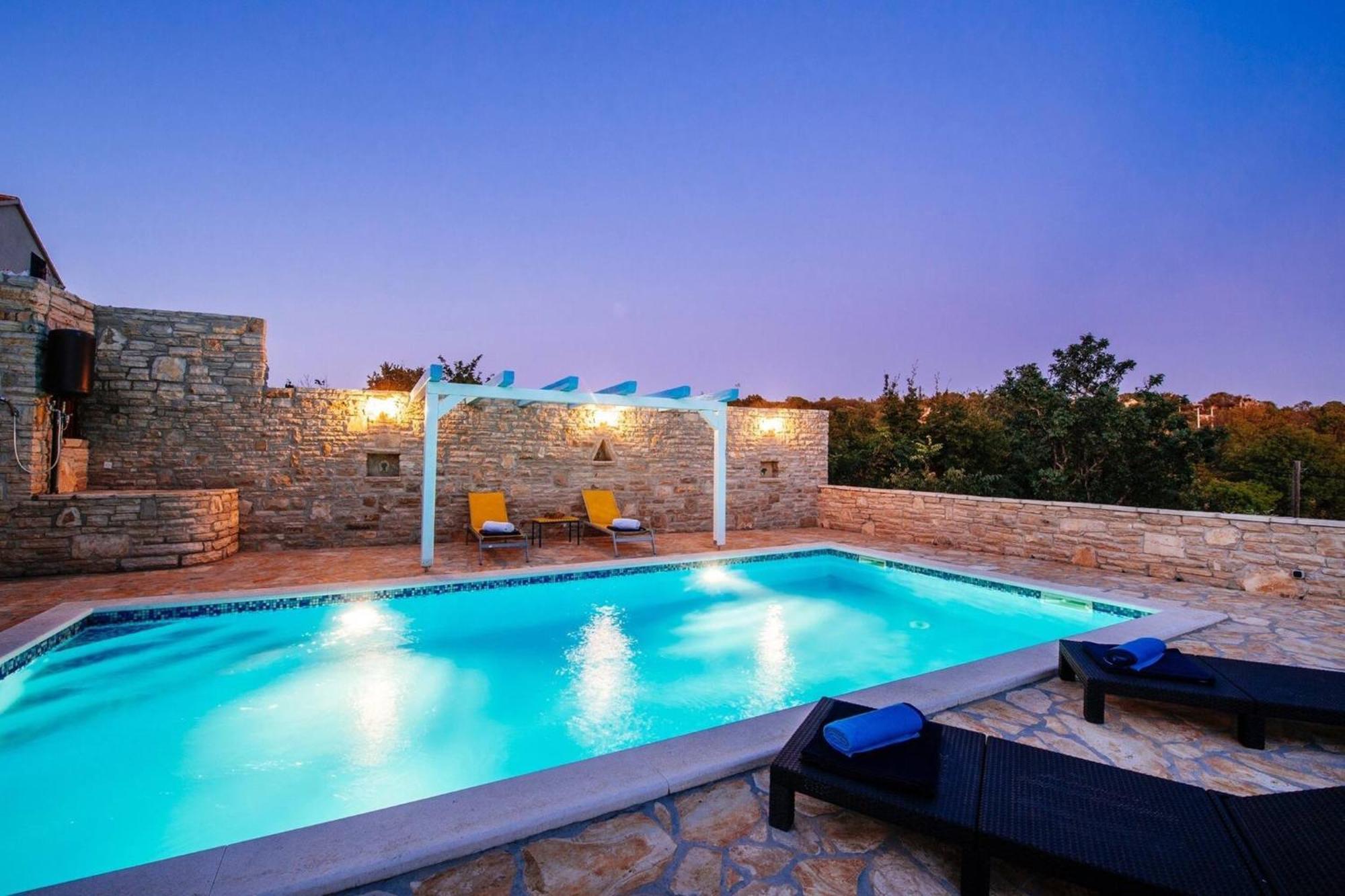 My Dalmatia - Holiday Home Korlat With Private Pool Бенковаць Екстер'єр фото